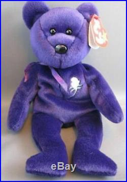 1997 1st edition princess diana beanie bear