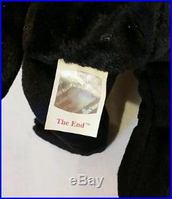 the end beanie baby rare tag