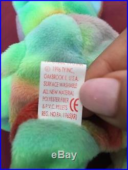 peace beanie baby value without tag
