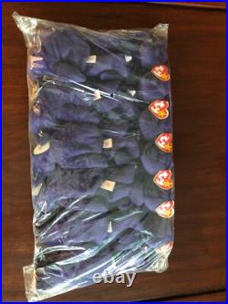 1 Dozen Ty Beanie Babies Princess Diana Ty Plastic Sealed Dozen Rare Find