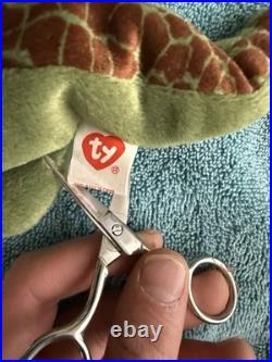 (10) RARE 3rd Gen TY Beanie Babies -NO STAR/Authentic 1993-95 -Steg, Inky, Lucky