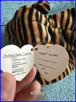 (10) RARE 3rd Gen TY Beanie Babies -NO STAR/Authentic 1993-95 -Steg, Inky, Lucky