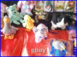 1990s Ty Beanie Baby Collection Vintage new with and without bags and rare pieces