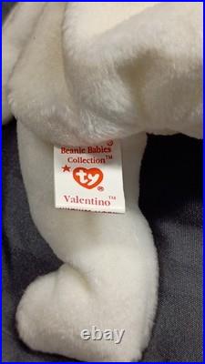 1993 BEANIE BABY ORIGINAL VALENTINO With All The Errors! RARE
