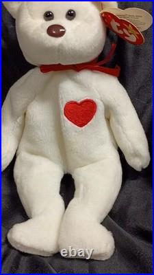 1993 BEANIE BABY ORIGINAL VALENTINO With All The Errors! RARE