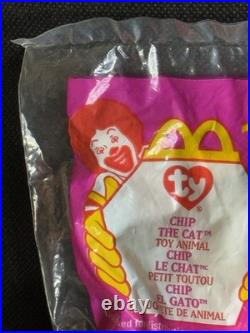 1993 McDonald's Ty Teenie Beanie Babies Tie The Cat #12 Excellent Condition Rare