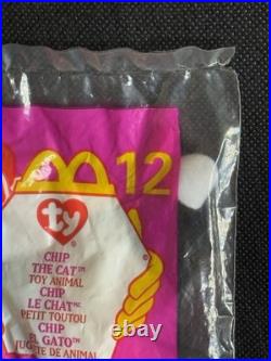 1993 McDonald's Ty Teenie Beanie Babies Tie The Cat #12 Excellent Condition Rare
