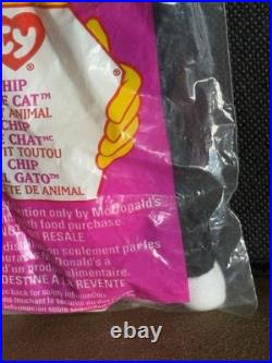 1993 McDonald's Ty Teenie Beanie Babies Tie The Cat #12 Excellent Condition Rare