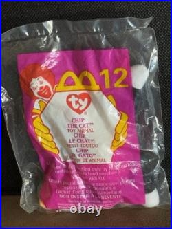 1993 McDonald's Ty Teenie Beanie Babies Tie The Cat #12 Excellent Condition Rare