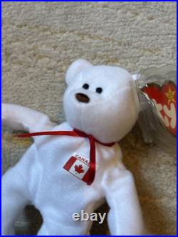 1993 New Unused Teeny Beanie Babies Rare! TAG ERROR Oakbrook Maple The Canada