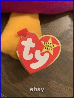 1993 Patti The Platypus TY Retired Beanie Babies RARE Errors