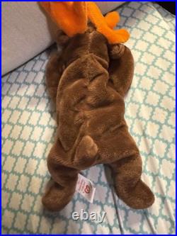 1993 Ty Beanie Baby Chocolate Moose Perfect Tags Very Rare