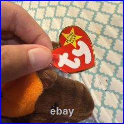 1993 Ty Beanie Baby Chocolate Moose Perfect Tags Very Rare