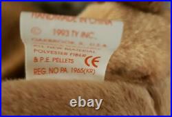 1993 beanie babies Bones Rare