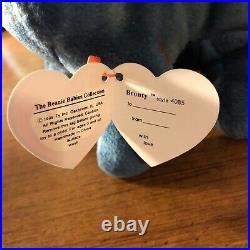1995 Ty Beanie Babies Bronty Stuffed Animal RARE