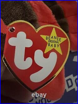 1996 Retired Rare Original Ty Beanie Baby (gobbles) The Turkey Tag Errors Mint