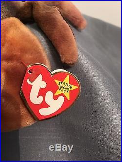 1996 TY Beanie Baby CLAUDE The Crab # With Errors Extremely Rare! #4083