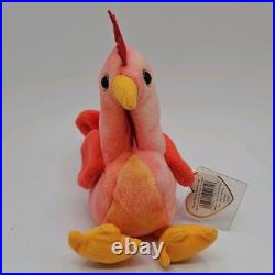 1996 TY Beanie Baby STRUT THE ROOSTER Rare/Retired Vintage P. E Pellets