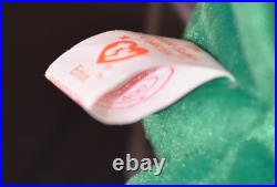 1997 Irish Erin Retired Original Beanie Baby with rare Tush & Swing Tag errors