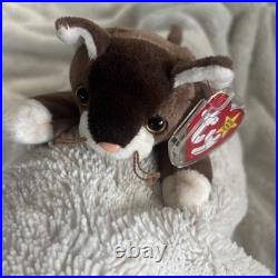 1997 Pounce Beanie Babies, Very Rare, P. E. Pellets (Mint) CHINESE FACTORY STAMP 1997 Pounce Beanie Babies, Very Rare, P. E. Pellets (Mint) CHINESE FACTORY STAMP
