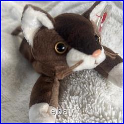 1997 Pounce Beanie Babies, Very Rare, P. E. Pellets (Mint) CHINESE FACTORY STAMP 1997 Pounce Beanie Babies, Very Rare, P. E. Pellets (Mint) CHINESE FACTORY STAMP