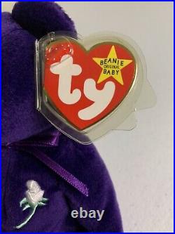 1997 RARE Princess Diana 1st Hand Made Indonesia PVC TY Beanie Baby-No Space