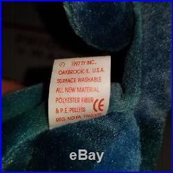 1997 Rare Ty Rainbow in Error Actual IGGY Beanie Babies Retired final price