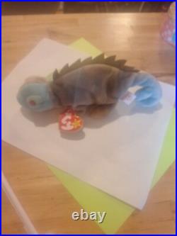 1997 Super RARE Iggy the Original First Batch Beanie Baby With Errors
