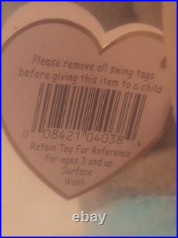 1997 Super RARE Iggy the Original First Batch Beanie Baby With Errors