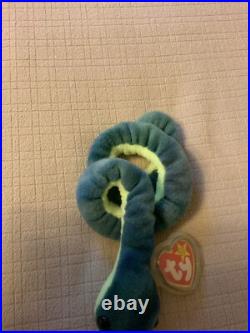 1997 TY Beanie Baby Hissi The Snake Rare & Retired withTags