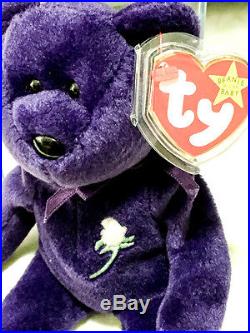 1997 Ty Princess Diana Beanie Baby. Rare Edition. Made in Indonesia