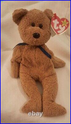 1998/1999 ty beanie babies Fuzz the bear rare, retired with errors