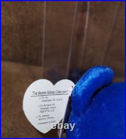 1998 Retired MWMT Original TY Beanie Baby Rare First Official Clubby The Bear