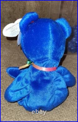 1998 Retired MWMT Original TY Beanie Baby Rare First Official Clubby The Bear