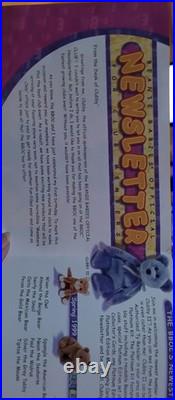 1998 Retired MWMT Original TY Beanie Baby Rare First Official Clubby The Bear