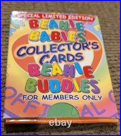 1998 Retired MWMT Original TY Beanie Baby Rare First Official Clubby The Bear