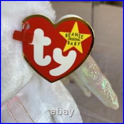 1998 Ty Beanie Babies Halo the Angel Bear Toy Very Rare Says FAREHAM, HANTS UK