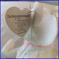 1998 Ty Beanie Babies Halo the Angel Bear Toy Very Rare Says FAREHAM, HANTS UK