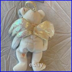 1998 Ty Beanie Babies Halo the Angel Bear Toy Very Rare Says FAREHAM, HANTS UK