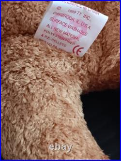 1998 Ty Beanie Baby Fuzz With TAG ERRORS Original Retired RARE