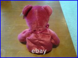 1998 VALENTINA the Ty Beanie Baby Bear MINT, TAG ERRORS, RARE. Free Shipping