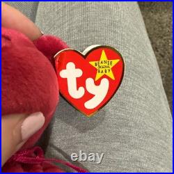 1998 VALENTINA the Ty Beanie Baby Bear, TAG ERRORS, RARE