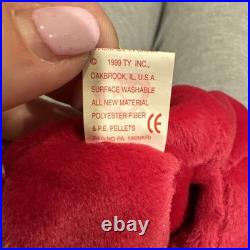 1998 VALENTINA the Ty Beanie Baby Bear, TAG ERRORS, RARE