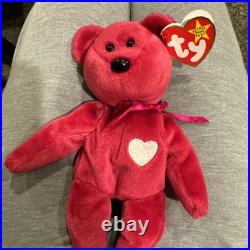 1998 VALENTINA the Ty Beanie Baby Bear, TAG ERRORS, RARE