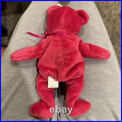 1998 VALENTINA the Ty Beanie Baby Bear, TAG ERRORS, RARE