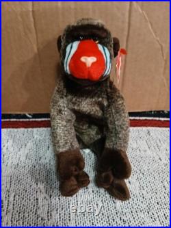 1999 Cheeks Limited Edition Ty Beanie Baby RARE TAG ERROR Mint