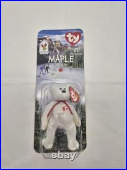 1999 McDonalds ty Beanie Baby Maple The Bear Rare ERRORS 1993 OAKBROOK NEW