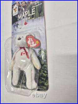 1999 McDonalds ty Beanie Baby Maple The Bear Rare ERRORS 1993 OAKBROOK NEW
