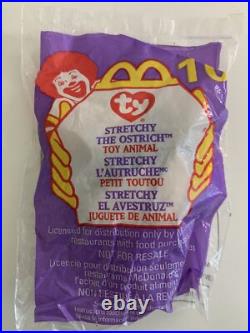 1999 Mcdonalds #10 TY Beanie Babies Stretchy The Ostrich Rare-see Description