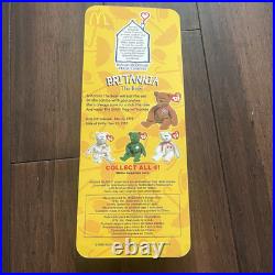 1999 Rare TY Beanie Babies 4-Set Britannia Glory Erin Maple The Bear ERROR Mc 1999 Rare TY Beanie Babies 4-Set Britannia Glory Erin Maple The Bear ERROR Mc
